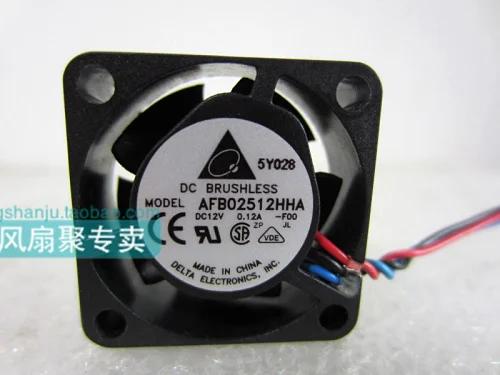 

Original Delta 2.5cm2510 12V0.12A AFB02512HHA Miniature cooling fan large air volume