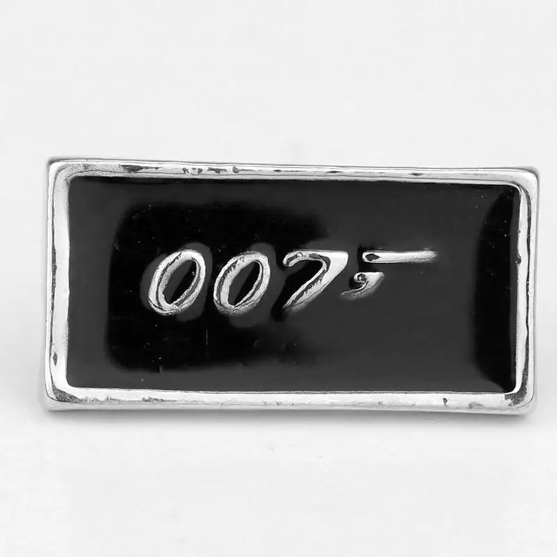 Черный-матрица цвета модные классические серии фильма Джеймс Бонд 007 стиль Броши