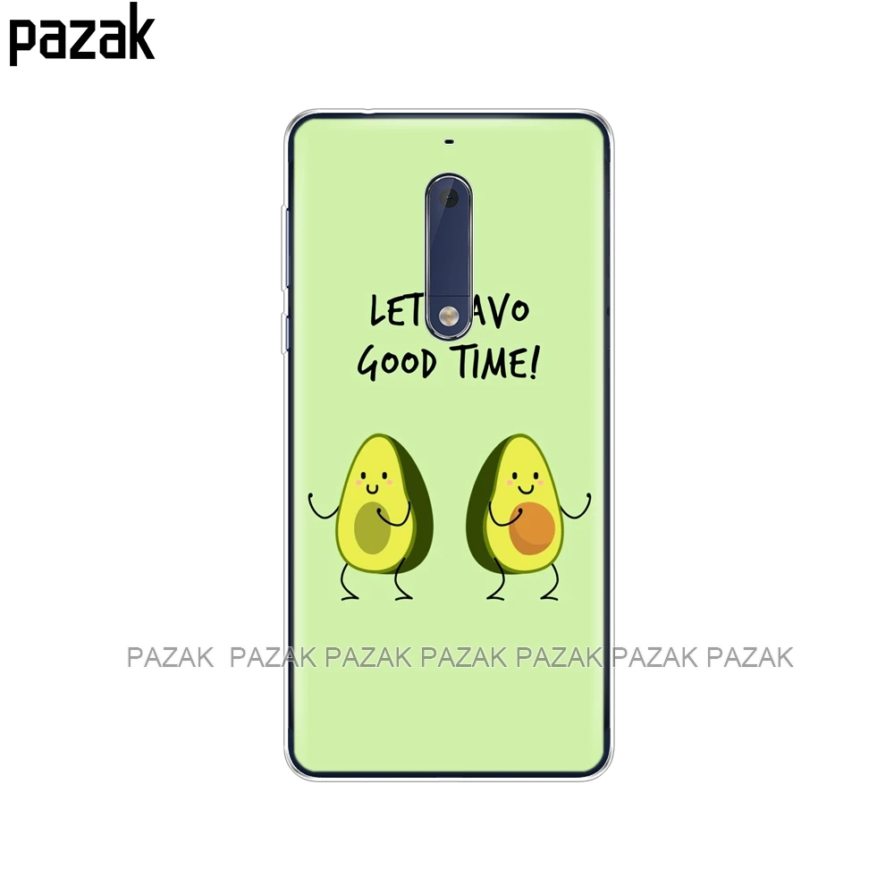 61462 Силиконовый чехол для Nokia 1, 2, 2,1, 3, 3,1, 5, 5,1 plus, чехол, мягкая задняя крышка из ТПУ для телефона, противоударный чехол, защитный бампер - Цвет: 61462