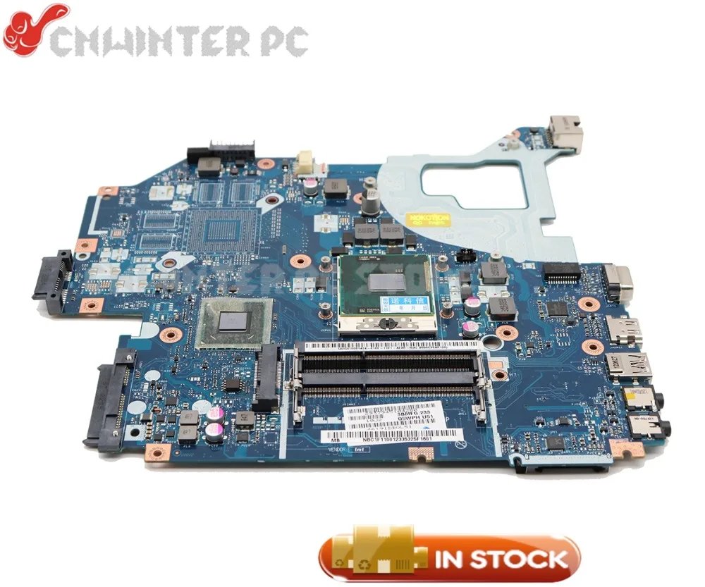 NOKOTION материнская плата для ноутбука acer aspire V3-571 E1-571G основная плата Q5WV1 LA-7912P NBC1F11001 HM70 DDR3 Бесплатный процессор