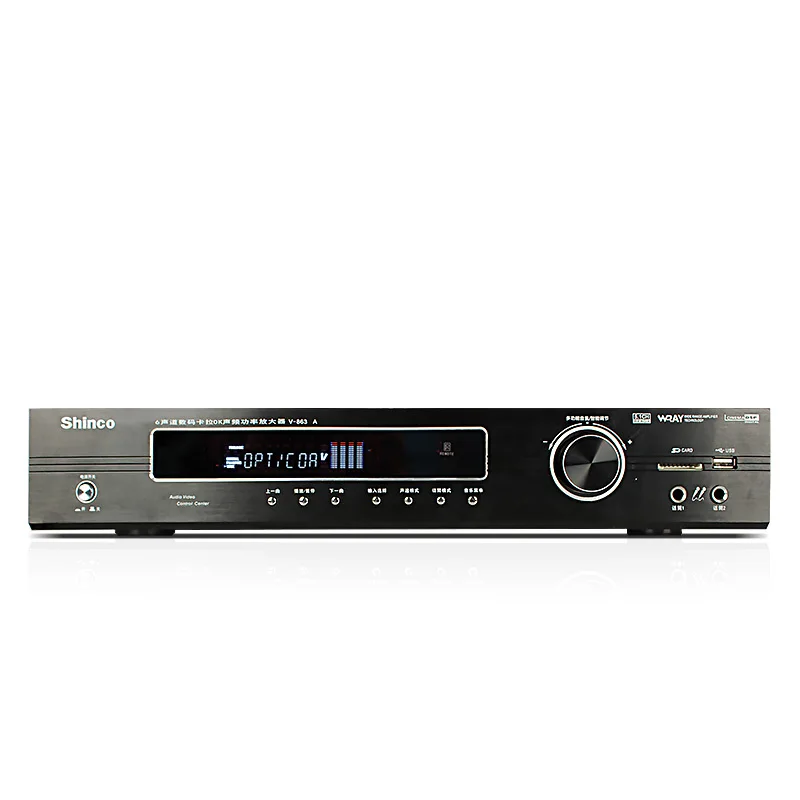 2019 Shinco/Новый V 863 5 1 канальный домашний аудио усилитель мощности Bluetooth/APE Loseless Play