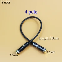 yuxi jack 3 5mm female to female audio cable gold plated audio extension cable aux cable for computer mobile phone