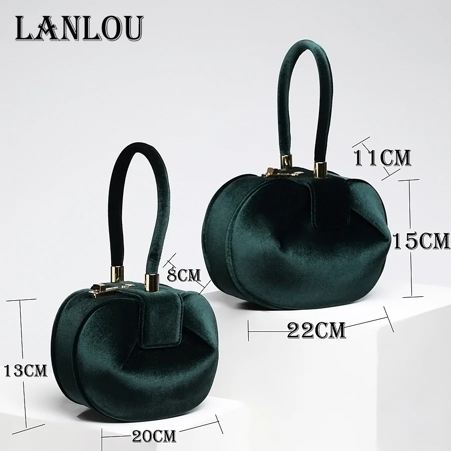 LAN LOU Модные Сумки Роскошные брендовые бархатные сумки для женщин сумка на плечо новые европейские и американские тренды женские сумки