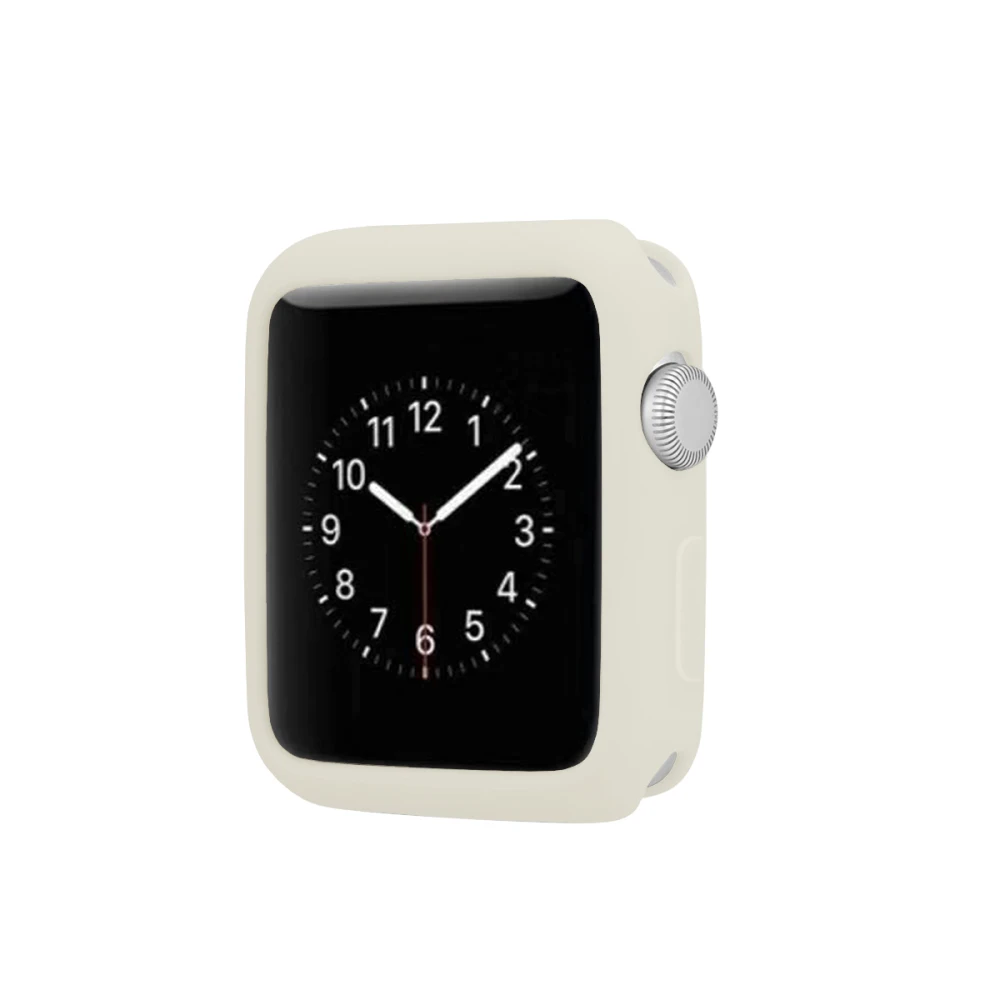 11 цветов, мягкий силиконовый чехол для Apple Watch Series 5, 4, 3, 2, 1, защитная рамка, бампер для iWatch Band 42 мм, 38 мм, 40 мм, 44 мм