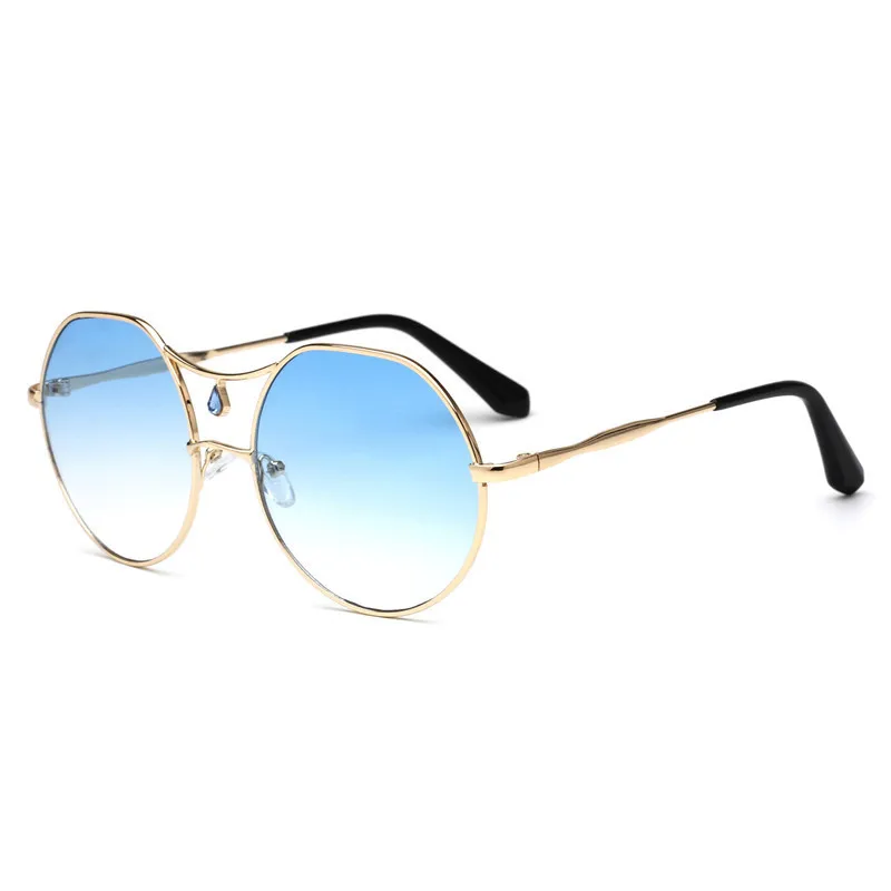 Anewish Алмаз Металл Дизайн Для женщин мужчин солнцезащитные очки красочные линзы