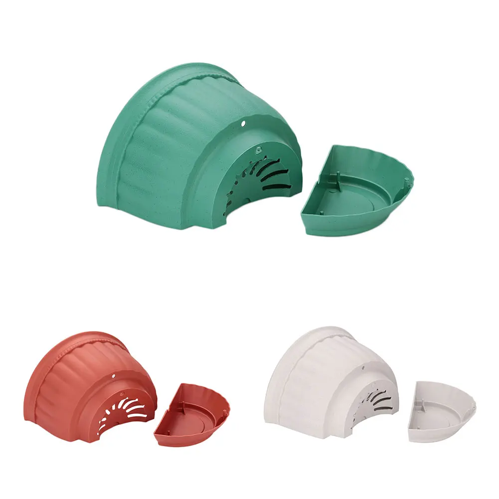 2017 полукруглый пластиковый настенный цветочный горшок Декоративные Зеленые