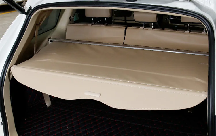 Beige Для Lexus RX270 RX350 алюминиевый+ брезентовый задний Чехол для багажника, защитный экран, тенты, аксессуары - Цвет: Beige