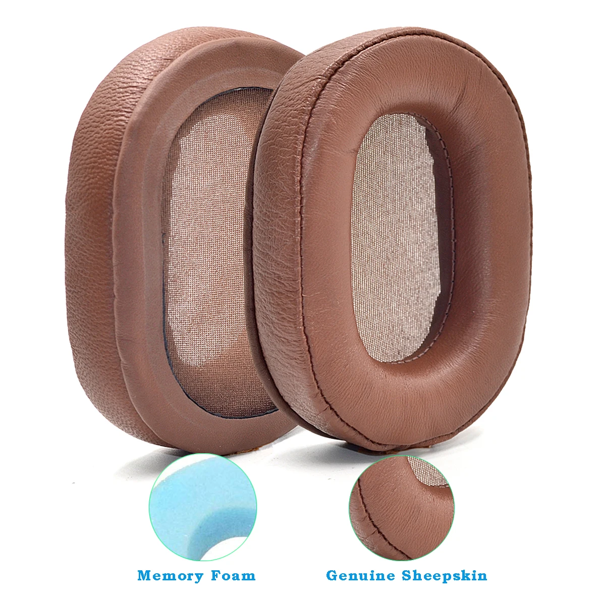 Наушники Defean из натуральной кожи с пенным наполнителем эффектом памяти для