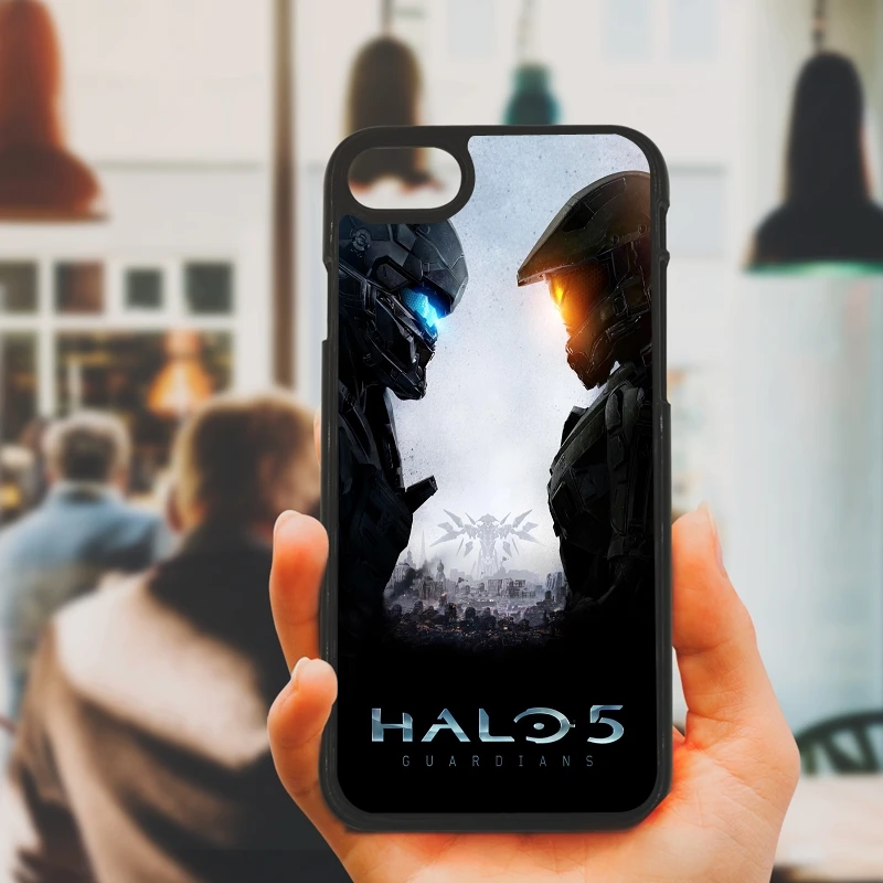Halo 5 Guardians Чехлы для мобильных телефонов Жесткий Пластиковый антидетонационный