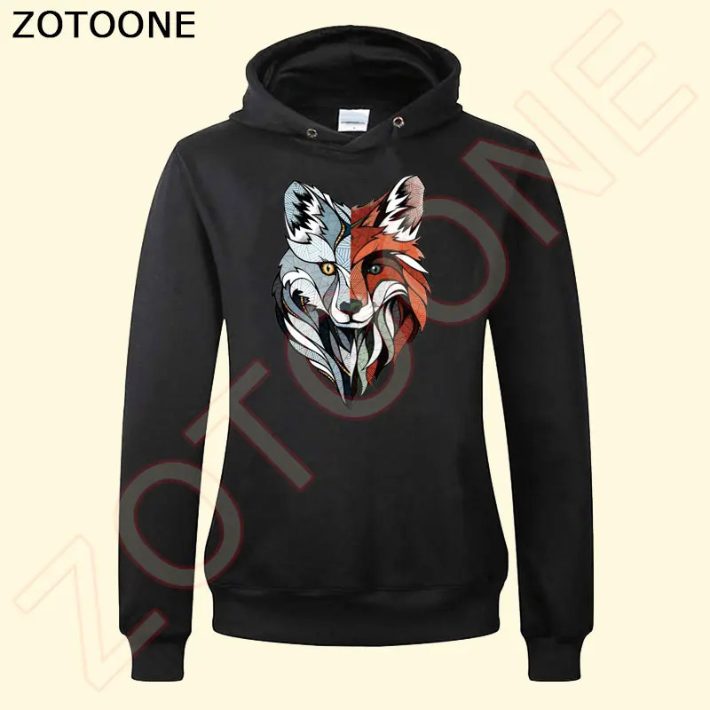 ZOTOONE Модные Цветные волк для переноса утюгом нашивки одежды украшения DIY полосы