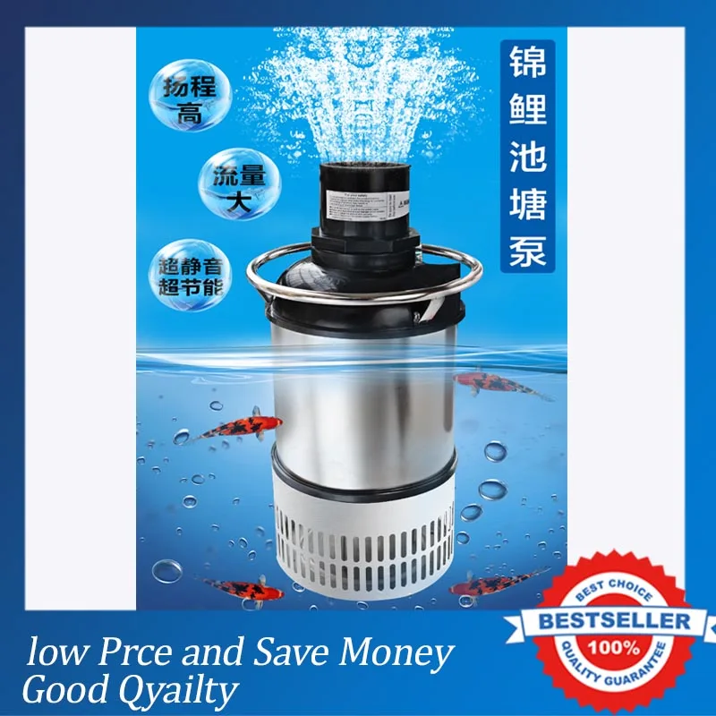 

High Quality High Pressure Engineering Garden Water Pump SS304 Submersible Fish Pond Pump