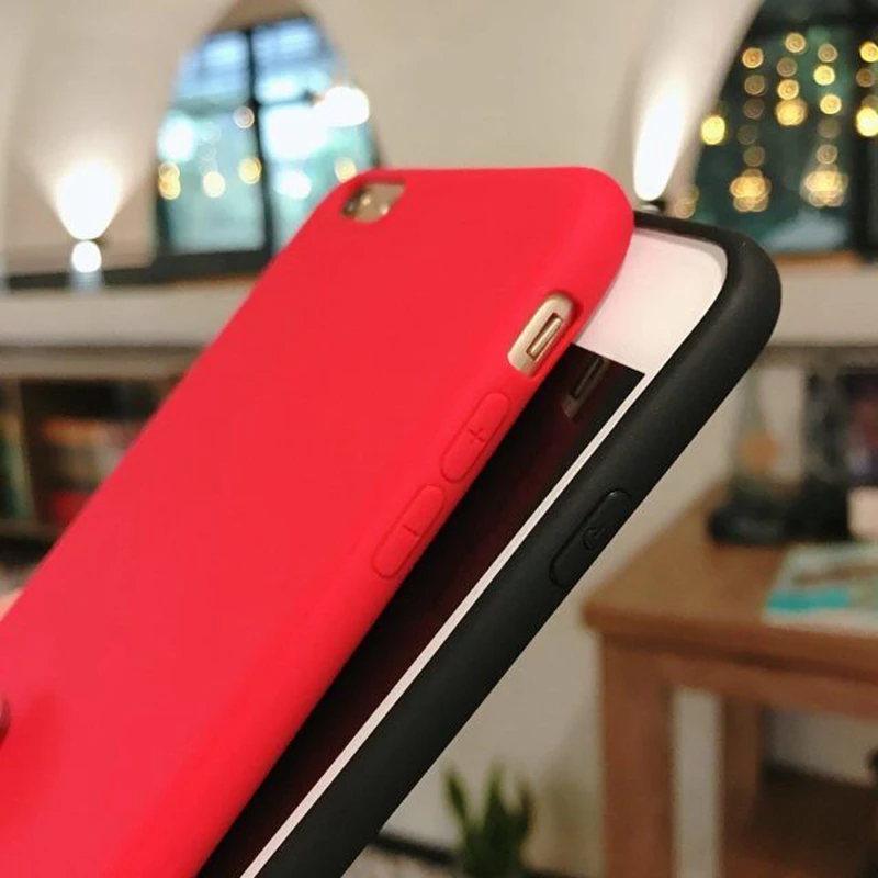 Мягкий матовый Силиконовый чехол для Iphone X 6 7 6S 8 Plus XS MAX XR|Бамперы| |
