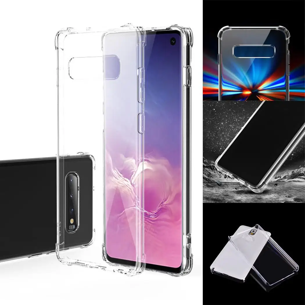 Mobile Phone Case Airbag Anti-falling Soft Transparent For Cover for Samsung S10 |
