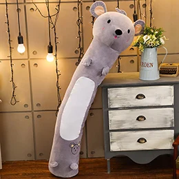 Mouse 12 плюшевых животных цилиндрическая Длинная Круглая Подушка спящий друг мальчики девочки подросшая кровать ночевка плюши ноги подушки 90/140 см - Цвет: Mouse