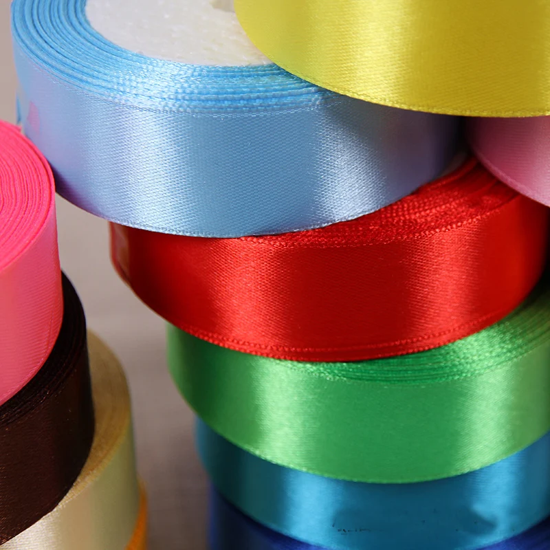 25 ярдов/рулон 2 5 см полиэфирная лента Рождественский Декор свадебные