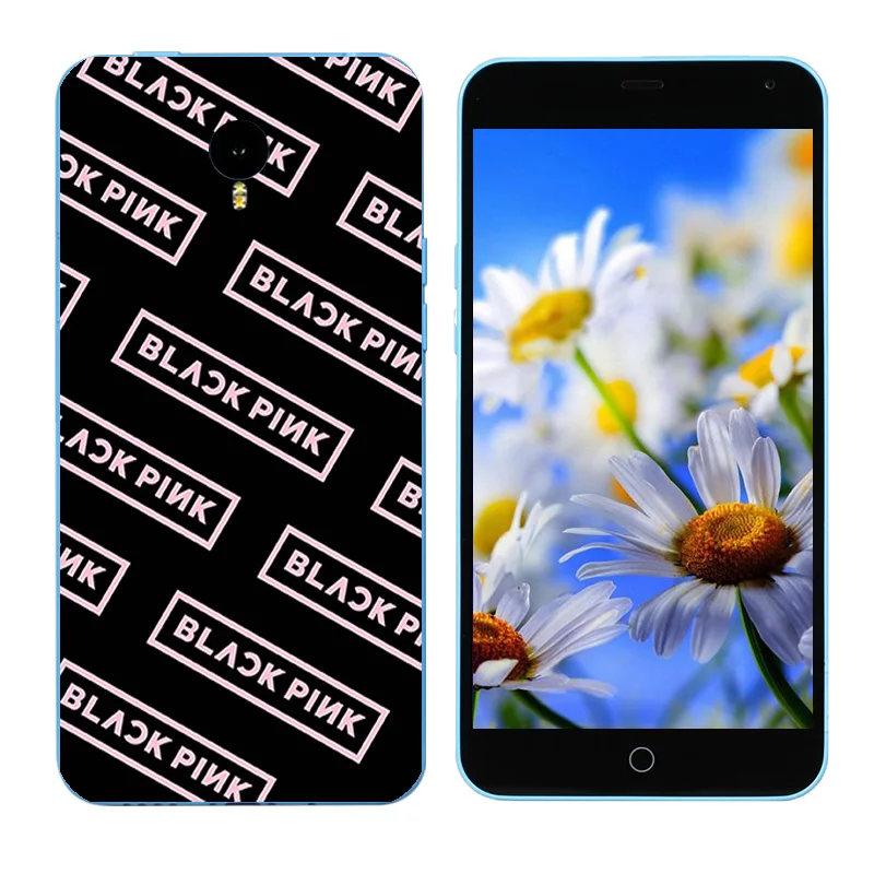 Чехол для Meizu M1 Note чехол 5 &quotс черными буквами силиконовая задняя крышка мягкий TPU