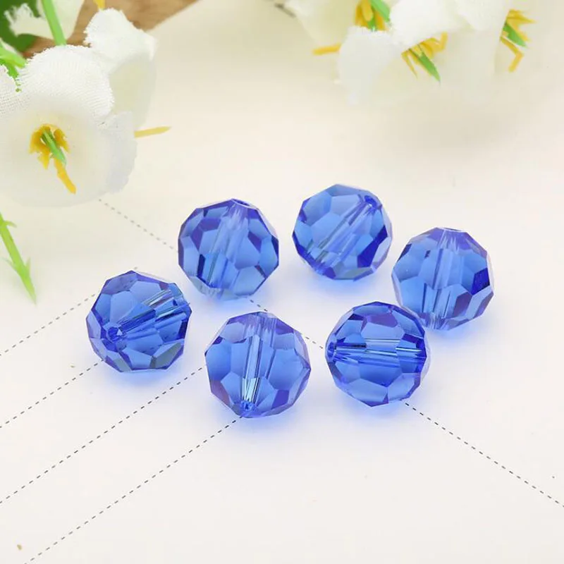 Blue 1000 шт./партия, искусственный кристалл, 32 бусины для лица, рассредоточенные DIY браслет, ожерелье, детские развивающие игрушки 4 мм - Цвет: Blue