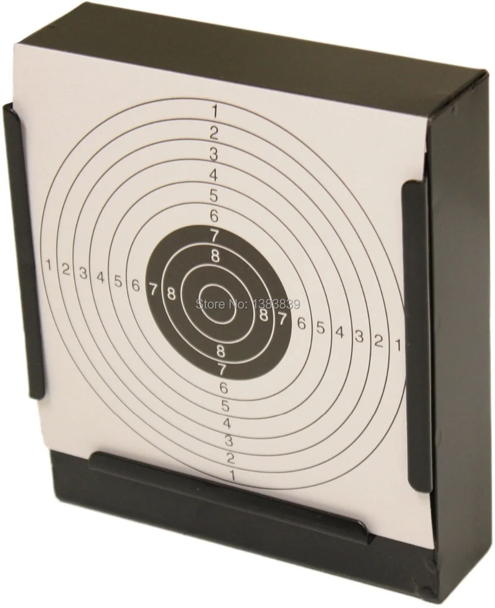 Мишень пневматического ружья и квадратная ловушка для гранул Целевая бумага 100 шт./также страйкбола