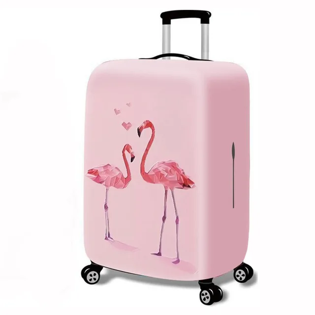 C-Luggage cover HMUNII чехол на колесиках, чехол для костюма, пылезащитный чехол из эластичной ткани, защитный чехол для багажа, Suitable18-32 дюймов, аксессуары для путешествий - Цвет: C-Luggage cover
