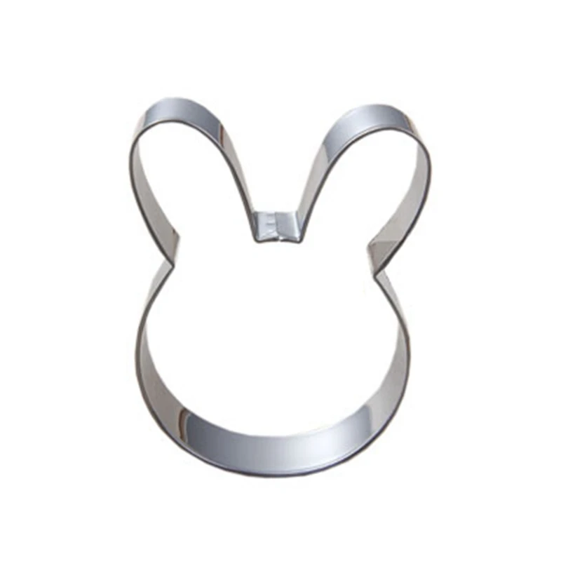 

Bunny Rabbit Shape Cookie Egg Tools Cutter Pancake Mould Biscuit Press Stamp Mold Stainless Steel Cake Decorating Kitchen Shop