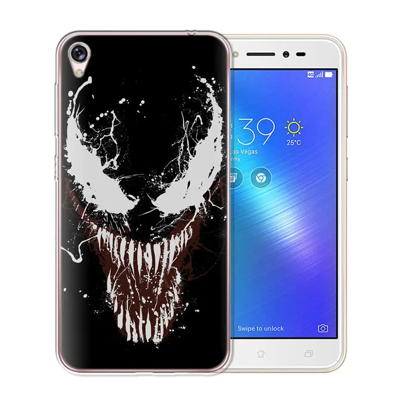 Чехол для Asus Zenfone Live ZB501KL Max 3 4 Pro M1 ZB602KL ZC520KL ZC520TL чехол etui телефона Venom cool funda |