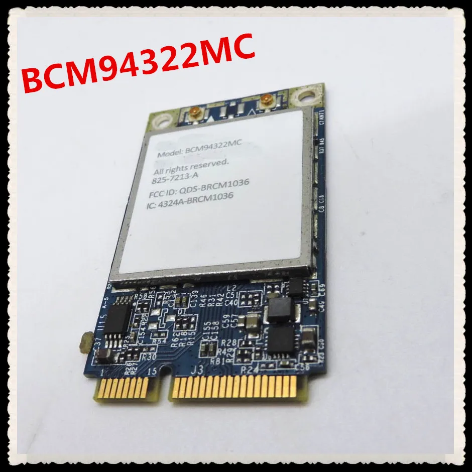 Для APPLE Broadcom BCM94322MC 4322 AGN 2 4 и 5G 300 Мбит/с Wireless N Wifi PCI E Mini Wlan Беспроводная сетевая