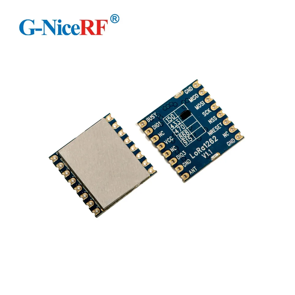 1 шт. 22dBm 868 МГц 915 SX1262 LoRa1262 ультра низкий получаемый ток 4.6ма Дальний диапазон SPI