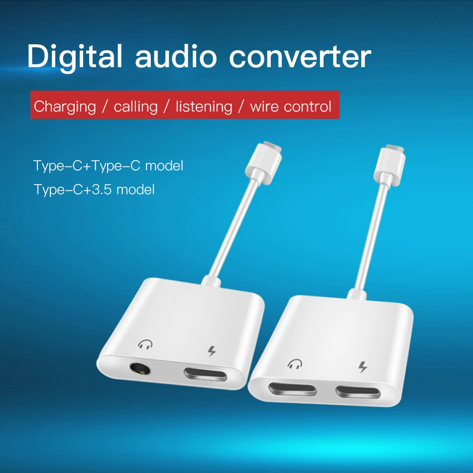 ! Переходник ACCEZZ DAC USB Type C для быстрой зарядки Xiaomi Huawei разъем 3 5 мм наушников Aux