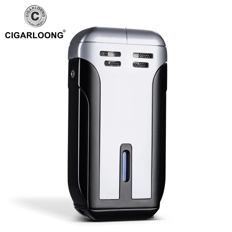 Зажигалка для сигар 4 цвета на выбор ветрозащитная портативная зажигалка с