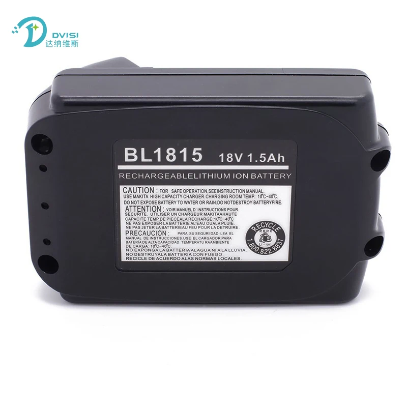 Makita 18 в 1500 мАч BL1815 компактная литий ионная перезаряжаемая сменная батарея для BL1830