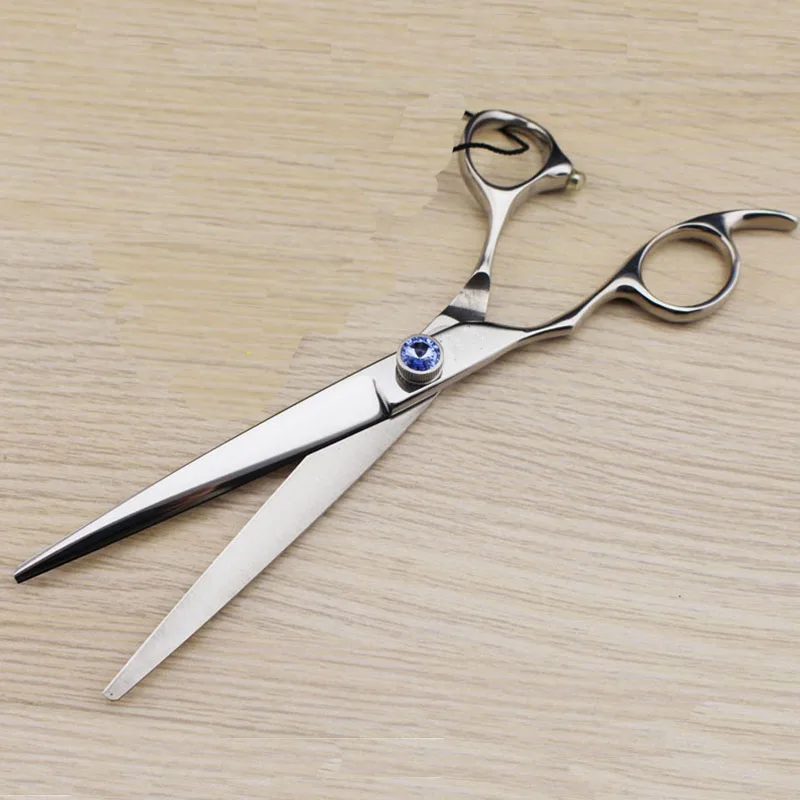 7inch Japan 440C Stainless Steel LEFT HAND Straight Scissor Pet Grooming Shear Clipper Professional Dog Cat Hair Cut Groomer | Красота и