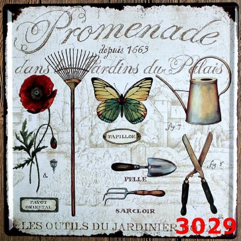 Винтажный домашний Декор Украшение Placa Decorativa металлические знаки Ретро placas