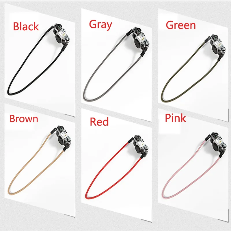 10pcs/lot Nylon Rope Camera Shoulder Strap Neck Strap for Mirrorless Digital Camera Leica Canon Nikon Olympus Pentax Sony
