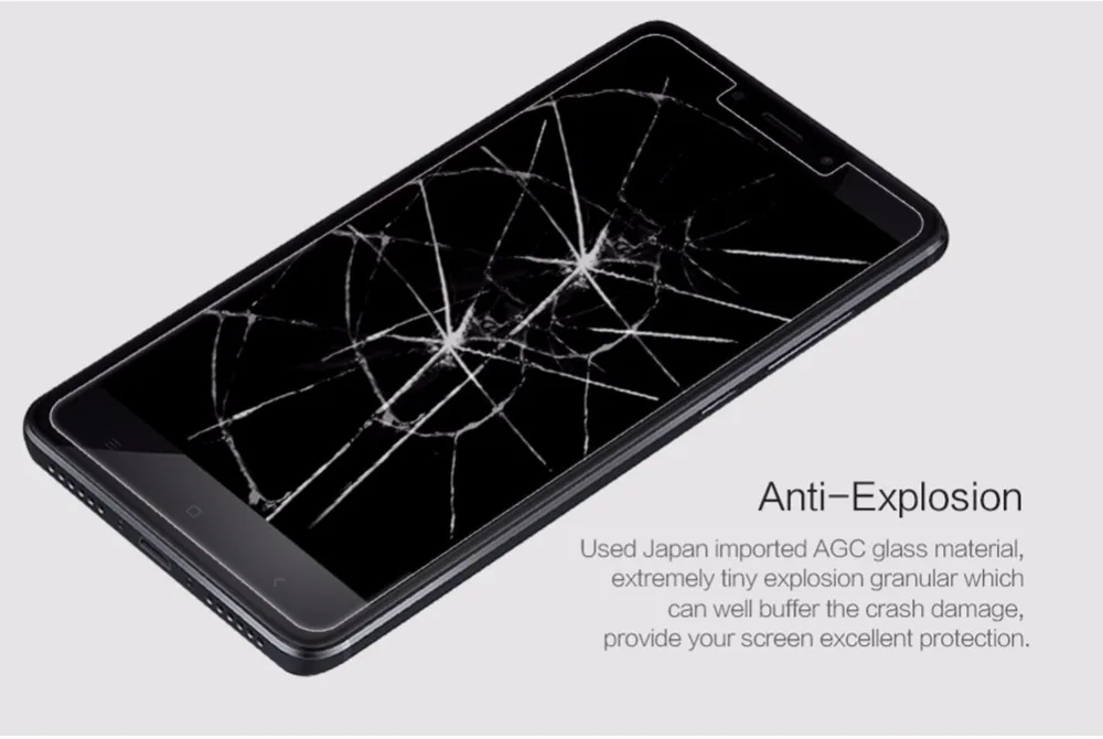 Для Xiaomi Redmi Note 4 х Nillkin H + Pro 2.5D Круглый Край 0.2 мм закаленное Стекло Экран протектор