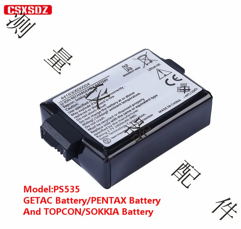 Getac PS535 PS535E 535F Аккумулятор для Sokkia Topcon PENTAX FC 25A фотоколлекторы данных часть №