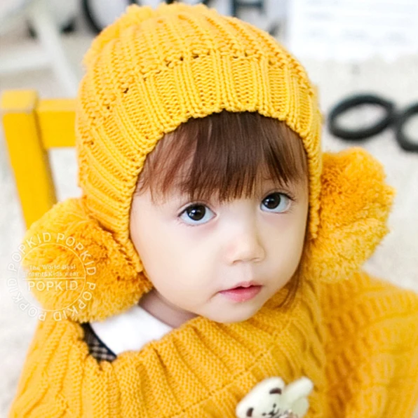 2 шт. шапка и шарф для детей Осень-зима | Детская одежда обувь