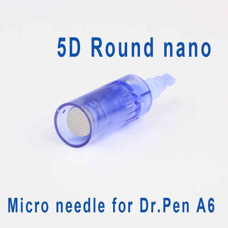 Нано байонетные картриджи 3D/5D 50 шт. для dr. pen A6 Антивозрастные микроиглы сменный