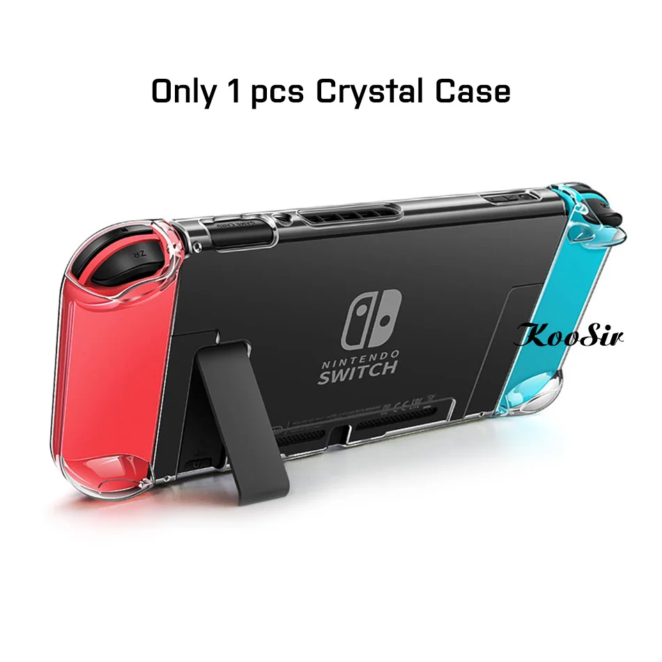 Only 1 Crystal Shell Защитный чехол для консоли nintendo s Zend, цветной чехол Nitendo Switch Crystal Shell, чехол для nintendo Switch Pikachus, тематический чехол - Цвет: Only 1 Crystal Shell