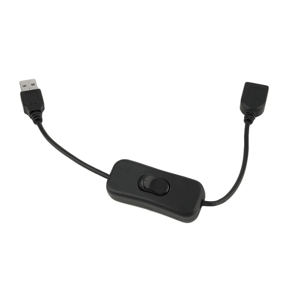 Кабель USB папа-мама с переключателем вкл/выкл кабель удлинитель линия для лампа