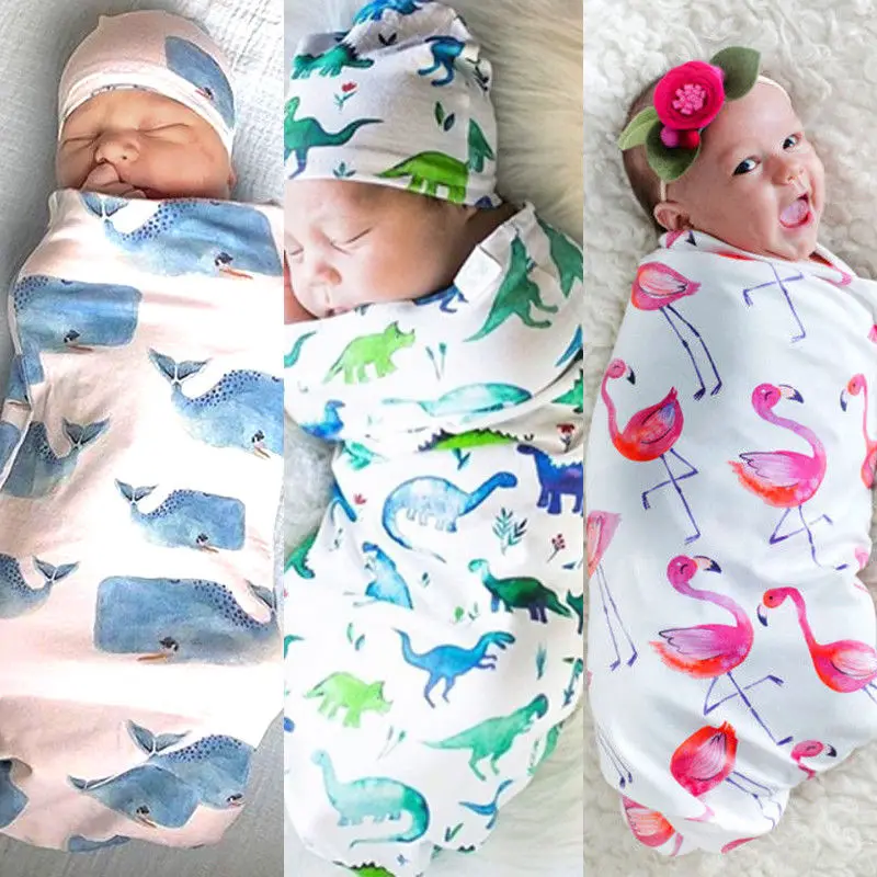 Милые одеяла Emmababy для новорожденных детей хлопковое Пеленальное Одеяло