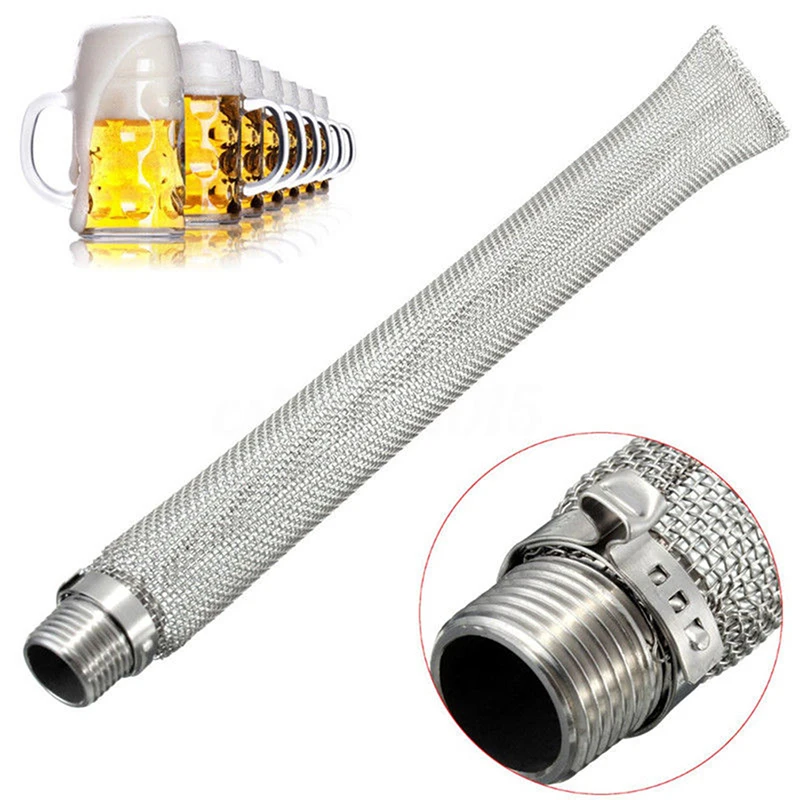 Stainless Steel Kettle Tube Mash Tun Mesh Filter Bazooka Spigot Pot Boil Screen Brew For Home (6/12 inch) | Дом и сад