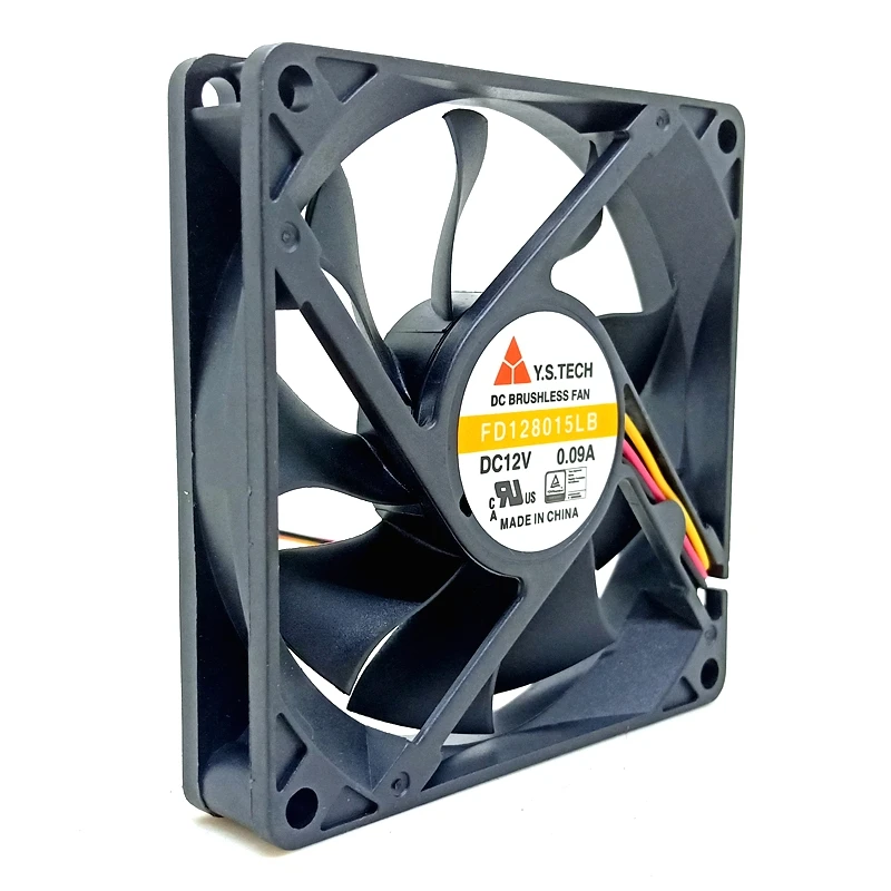 Тихий 80 мм вентилятор новый SXDOOL для Y.S.Tech FD128015LB 8015 DC12V 0.09A 2100 об/мин охлаждающий