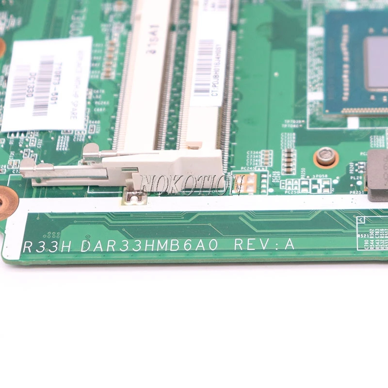 Материнская плата NOKOTION для ноутбука HP Pavilion G6 материнская 710873 501 001 DDR3 DAR33HMB6A0 Полная