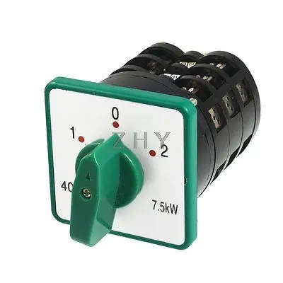 40A 7.5KW ON/OFF позиции переключающих выключатель кулачкового типа HZ5D 40/7 5