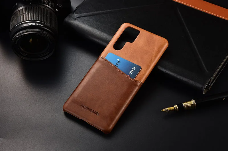Чехол для huawei P30 KEZiHOME хит Цвета натуральная кожа Жесткий Чехол для huawei P30 Pro с карманом для карт