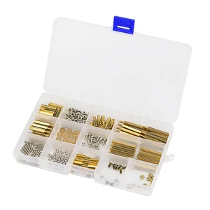 Комплект винтов Raspberry Pi 210 шт.лот M2.5 M3, медные нейлоновые гайки для Arduino Raspberry Pi 3 Model B + Plus, роботизированная машина