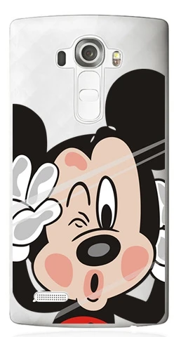 Soft Tpu Clear Case For LG G3 G4 G5 V10 K3 K4 K5 K8 K10 with Minnie Cute Mickey Fruit Animal Ice Cream |