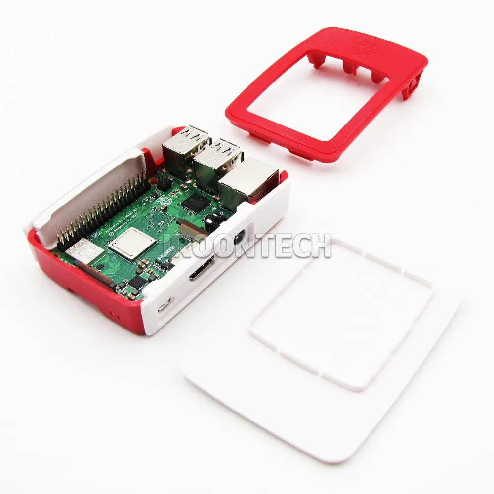 Чехол K2: оригинальный официальный Дело коробка для Raspberry PI 3 Модель B красно-белые