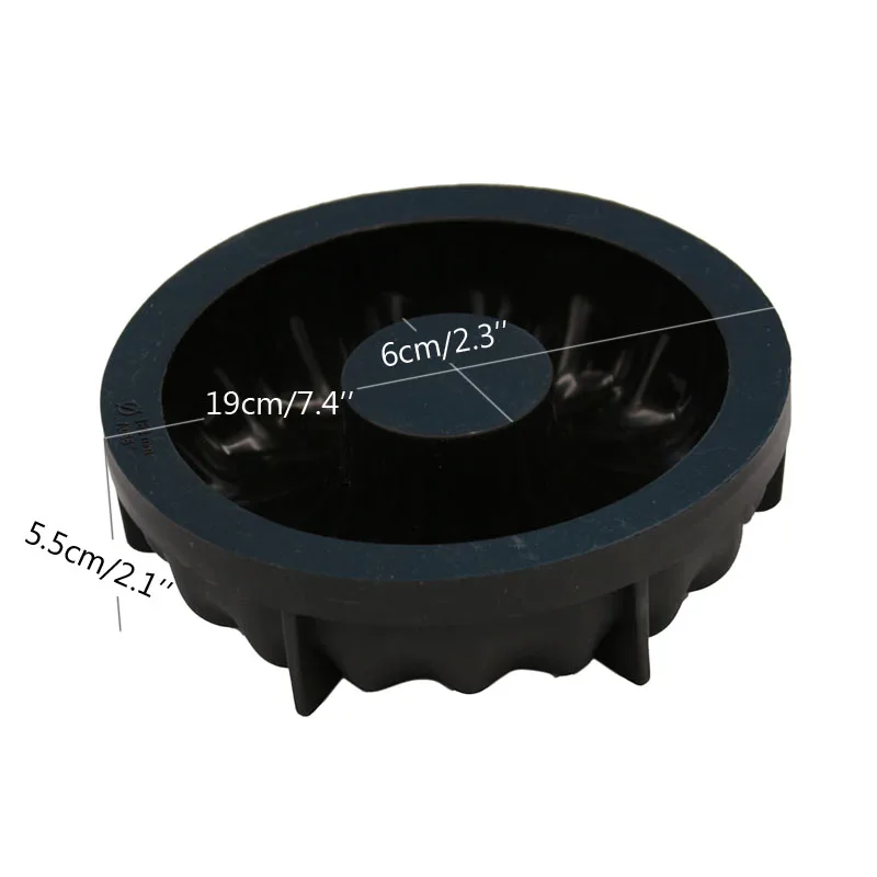 FILBAKE кухонная жаростойкая форма для торта королевская круглая черная