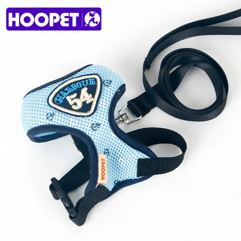 HOOPET кошка жилет использовать Поводки-Собаки костюм Темно-синие жгут ПЭТ Кот